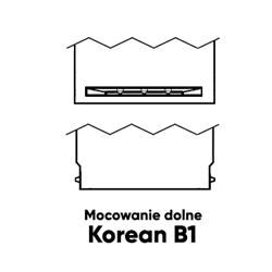 mocowanie dolne korean b1